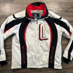 RARE EANDO E+O Nevica LUXURY BLACK/WHITE SKI JACKET